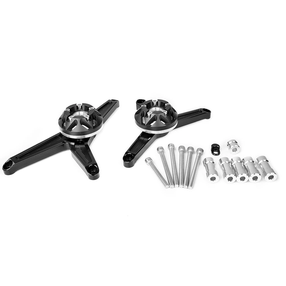 Аксессуары для мотоциклов CBR1000RR CBR 1000RR CBR 1000 RR 2006 2007 анти Краш Pad протектор для Honda CBR1000 RR Рамка слайдер - Цвет: Silver