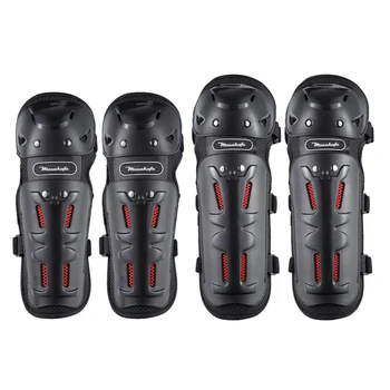 

4x Motorcycle Elbow Knee Pad Brace Motocross Protector Gear Guard