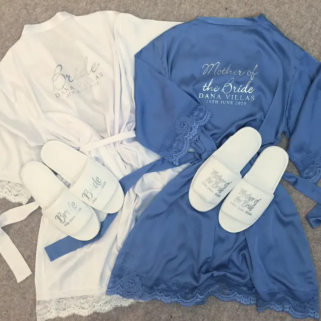 personalized bride robe