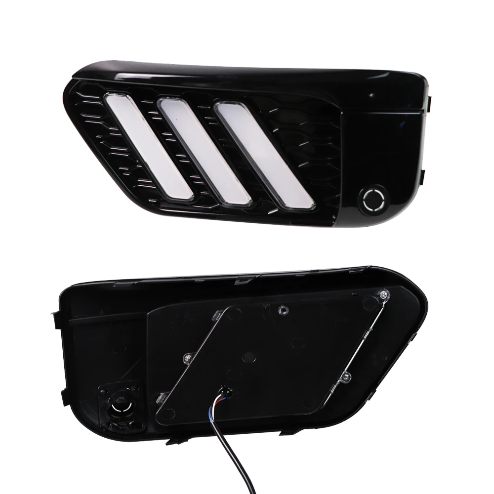 2 шт. светодиодный DRL Дневной светильник s Для BMW X1 F48 F49 2016 2017 2018 2019 с желтым сигналом