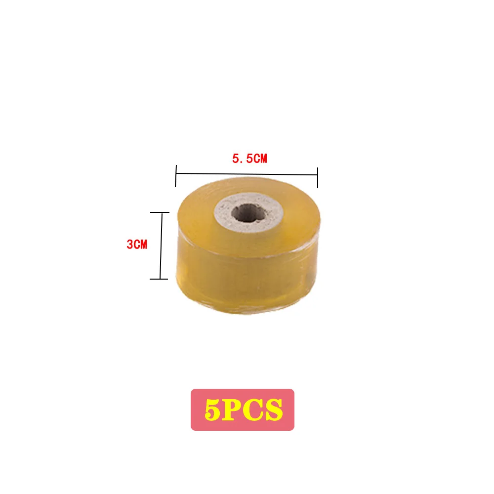 8 размеров прививочная лента адсорбционная пленка инструменты лоза фруктовый сад термостат фиксированная Пленка Пластиковая Пленка экологически разлагаемая - Цвет: 3cm           5pcs