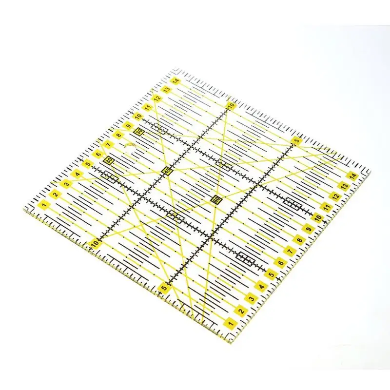 DIY квадратная Лоскутная Пряжа для ног портной ткань для резки измерительная лента для шитья инструмент