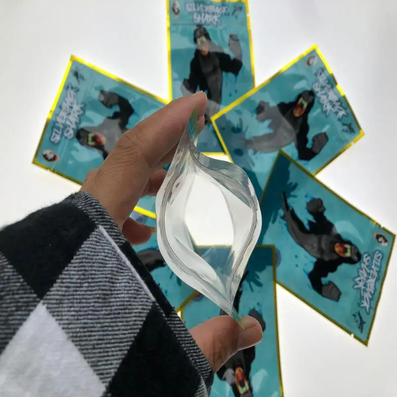 Silverback Shark Shark Bakery Jokes Up! Smell-proof Resealable Mylar Bags Local Medicated Edibles Smell Proof Bags JvXts