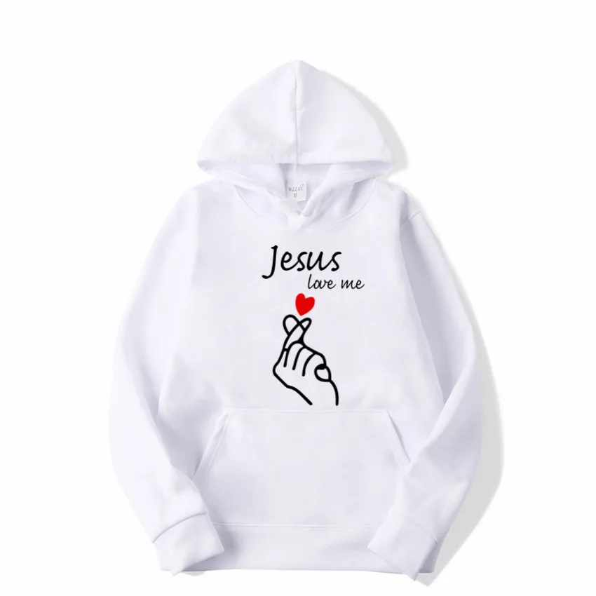 Jesus loves me, модная зимняя Толстовка Harajuku, женская Свободная Толстовка в американском стиле, осенняя уличная одежда, толстовки с принтом, пуловеры