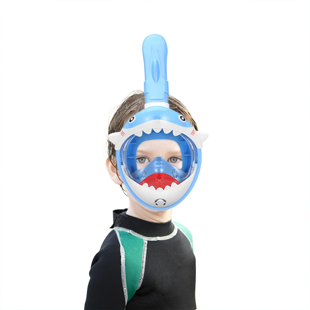 Masque de plongée sous marine, Anti buée, apnée, ensemble complet pour  enfants, masques faciaux, respirants avec bouchons d'oreille en Bonus