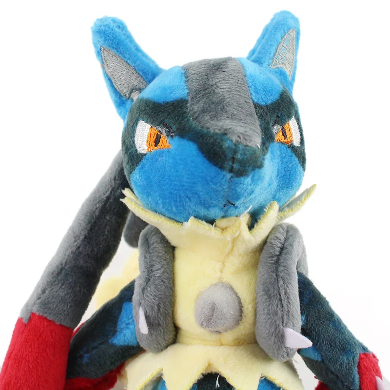 26 см мультфильм аниме Мега Lucario X& Y плюшевые игрушки мягкие куклы подарок на день рождения для детей