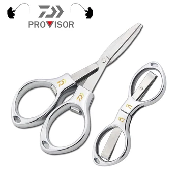 

Daiwa Men's Outdoor Fishing Stainless Steel Folding Scissors for Cutting Fishing Line Travel Multi-function Scissors