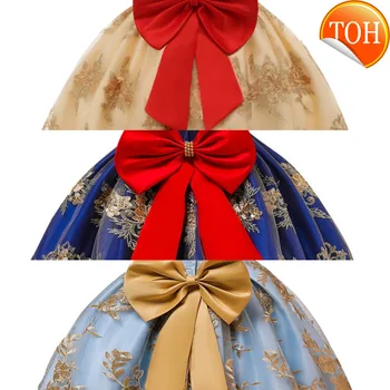 

Girls Dress Christams Party Fancy Ball Gown Elegant Princess Lace Dresses Children Flower Girl Wedding Birthday Kids Clothes 10T