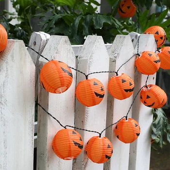 

1.5M 10 LED String Lights Ghost Jack-O-Lantern For Halloween Party Tree Fence Decor