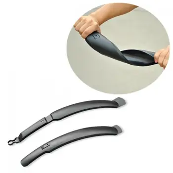 

2 pcs Lightweight Bicycle Mud Guard Mountain Bike Mud Guard Cycle Road Tyre Tire Front Rear Mudguard Mudapron Set Mud Guard