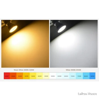 

Dimmable GU10 5W 6W LED Lamps Spot Light Cool Warm Energy Saving Bulbs PC Aluminum Light Lamp 6000-6500K LED Spotlight Indoor