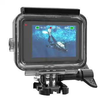 

60m Waterproof Housing Shell Protective Cover for HERO 8 Black Hard Protective Case Support Touch Screen Cameras Accessories