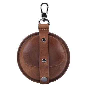 

Leather Earphone Storage Case for Huawei Freebuds 3 Bluetooth Wireless Earphone Protective Case Cover with Metal Buckle