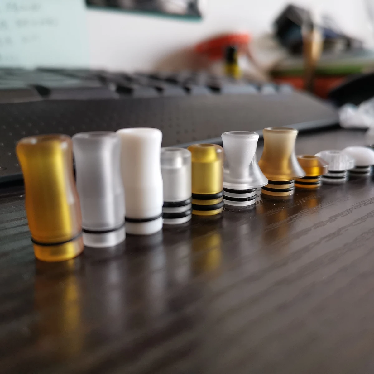 Ambition Mods Gate MTL RTA/чистота RTA 510 капельный наконечник Hellfire SABER RDA PEI тефлоновый