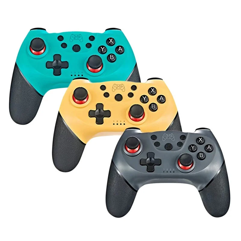 nintendo переключатель Беспроводной Bluetooth геймпад игровой джойстик контроллер с вибрацией 6-осевой соматосенсорные геймпад