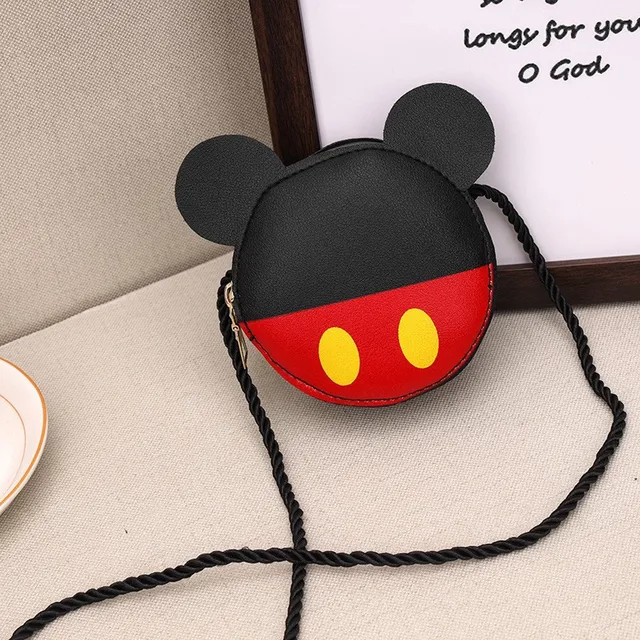 Kawaii Disney Cartoon Anime Series Minnie Mouse Mickey Mouse Shoulder Bags Crossbody Coin Purse Child Baby Girls Holiday Gift 2