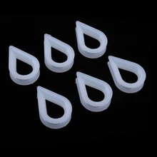 6 шт. лодка 8 мм белый наперсток используется для конца веревки нейлоновых линий