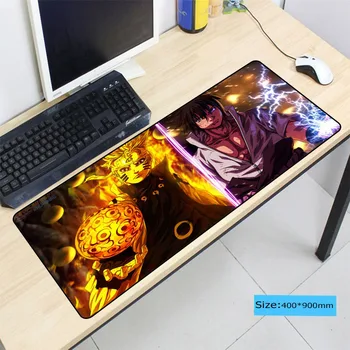 

Naruto Anime Pad To Mouse Notbook Computer Large Lock Edge Mousepad Gaming Padmouse Gamer To Laptop 90x40cm Mouse Mats