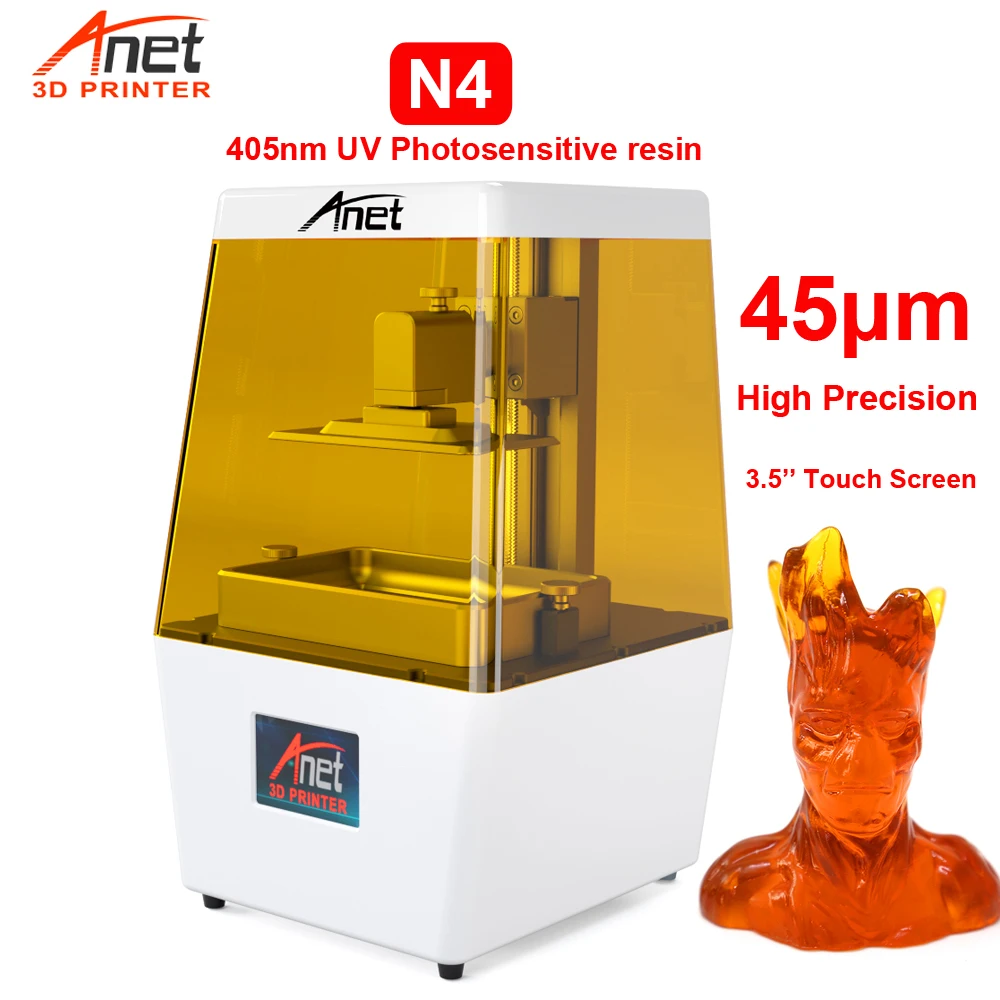 #^Special Price New 3.5'' LCD Touch Screen Anet N4 405nm DLP LCD 3D Printer VU Resin Kit Printer 3D High Precision Print Size 120*65*138MM #^Special Price New 3.5'' LCD Touch Screen Anet N4 405nm DLP LCD 3D Printer VU Resin Kit Printer 3D High Precision Print Size 120*65*138MM