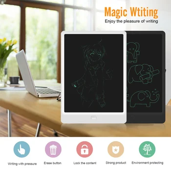 

12 Inches Writing board for Kids Painting protable LCD board Drawing Pads Handwriting Graffiti Board for kid for teaching