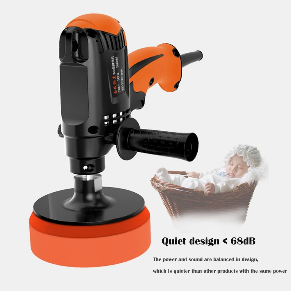 

Electric Car Polisher Machine 850-3200rpm 980W Auto Polishing Machine 6 Speed Sander Polish Waxing Tools Car Accessories