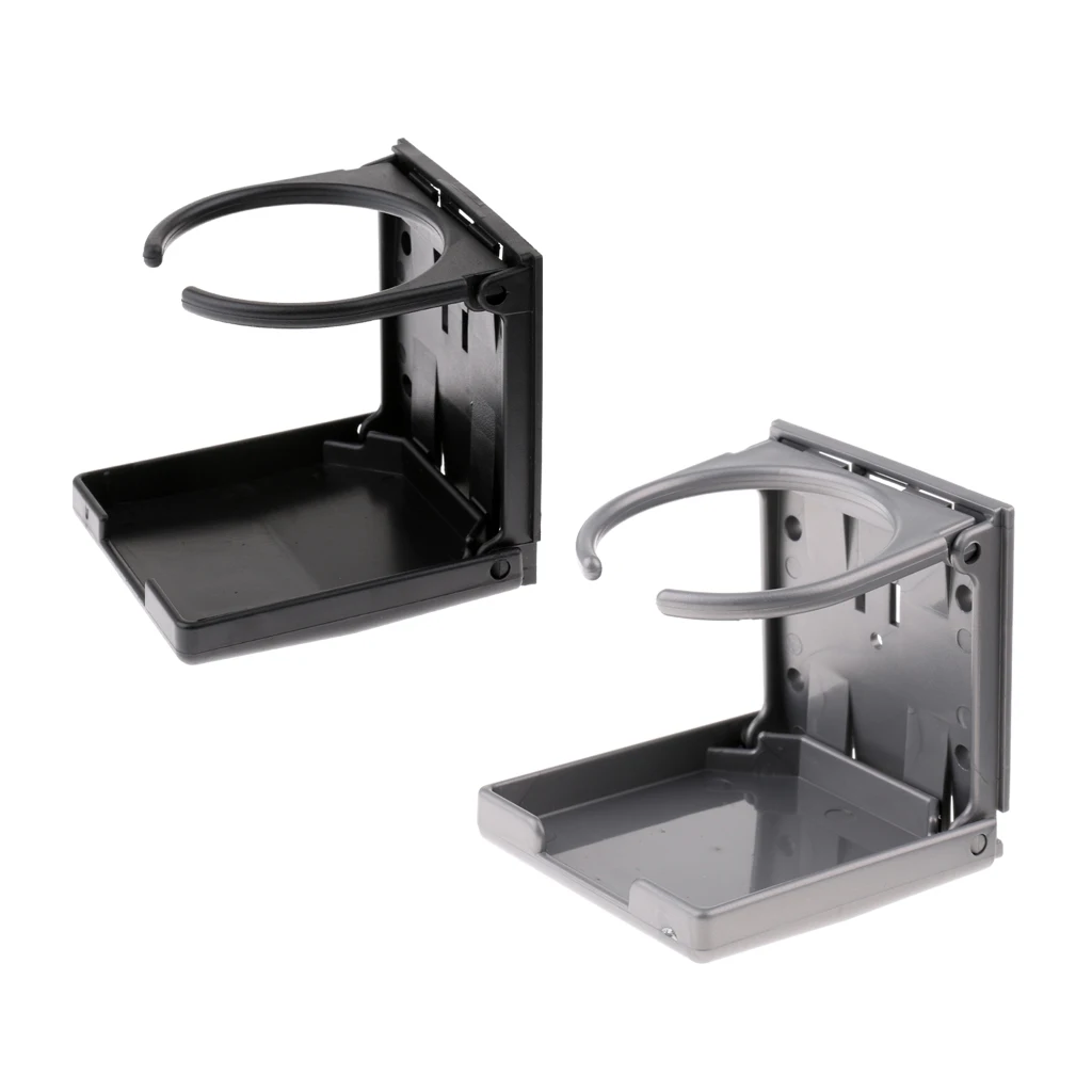 Set Of 2pcs Adjustable Cup Holder Marine Boat Car Foosball Drinks Hold Clamp