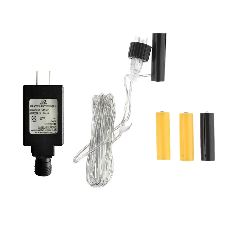 

AA AAA Battery Power Supply Adapter Replace 2x 3x Battery for LED Light Radio