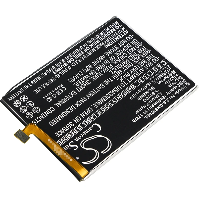 Обновленная батарея Cameron Sino для GIONEE GN3001, GN3001L, S5