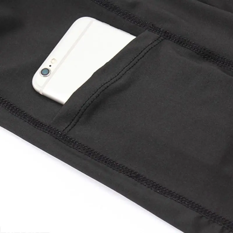 5 цветов мужские размера плюс Компрессионные шорты 2 боковых кармана