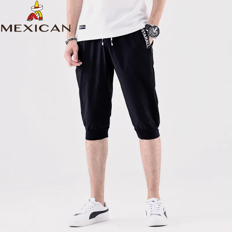 MEXICAN men's shorts men's new cropped pants breathable quick-drying casual shorts running casual pants men MEXICAN men's shorts men's new cropped pants breathable quick-drying casual shorts running casual pants men