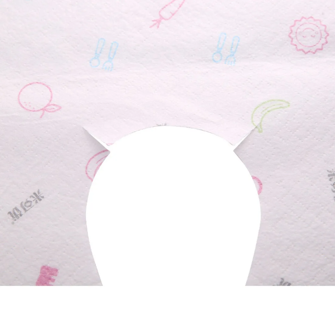 10 шт./партия Нетканые Детские Мультяшные нагрудники для кормления младенцев