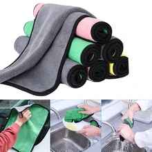 Супер абсорбирующее универсальное полотенце, 4 шт., Универсальное Автомобильное полотенце для протирания, стеклянное внутреннее полотенце V-Best