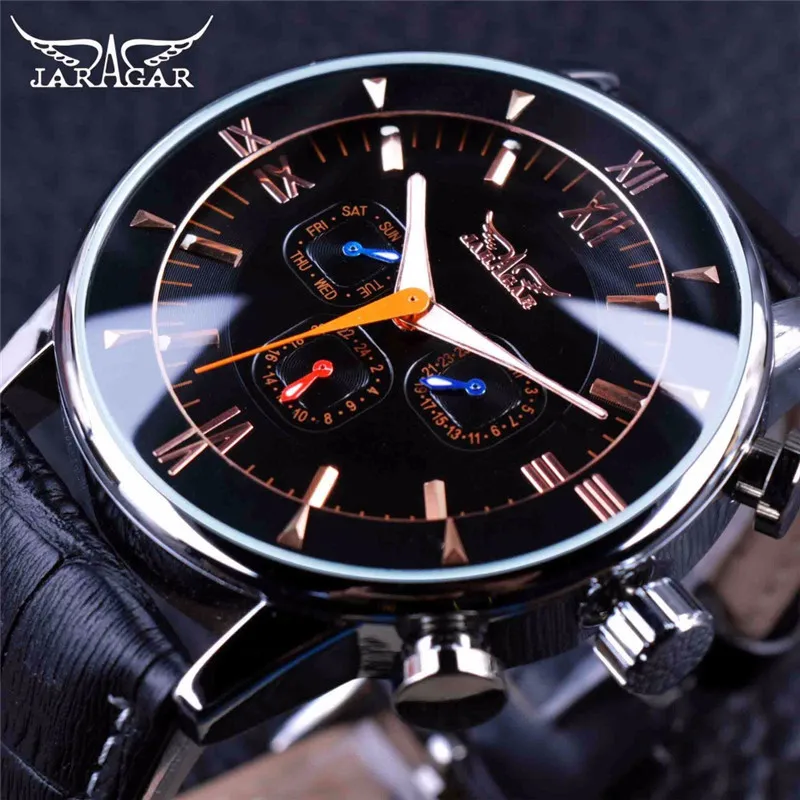

Jargar Mechanical Wrist Watch Men's Fashion Casual Multi-functional Fully Automatic Mechanical Wrist Watch