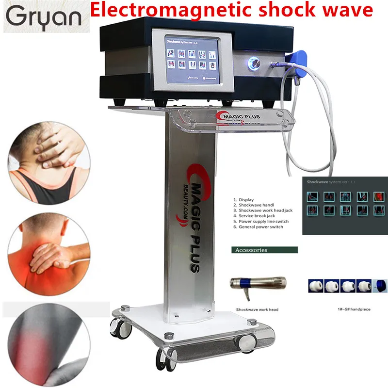 

The 2020 new portable electromagnetic shock wave is used to effectively relieve body joint pain and muscle aches. Applicable sal