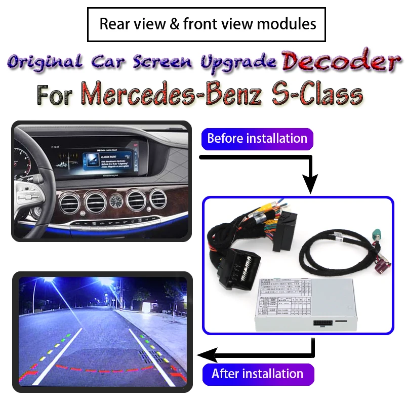 

Декодер для камеры заднего вида, для Mercedes-Benz S-Class W222 C217 A217 2019 ~ 2020
