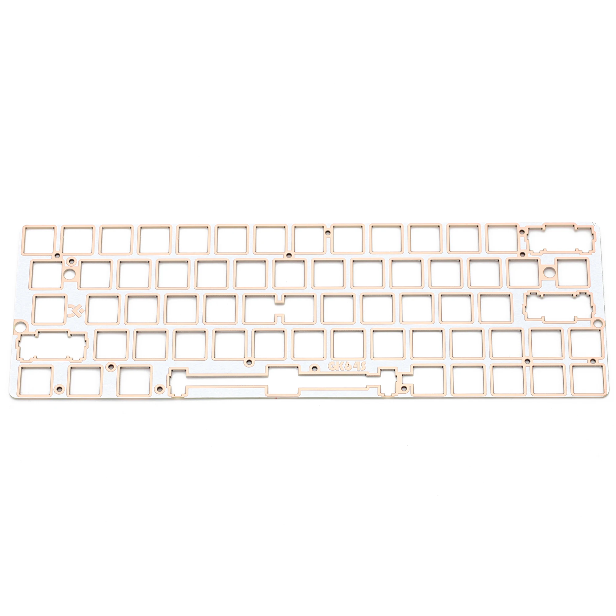 60% алюминиевая механическая клавиатура стекловолоконная пластина поддержка gk64