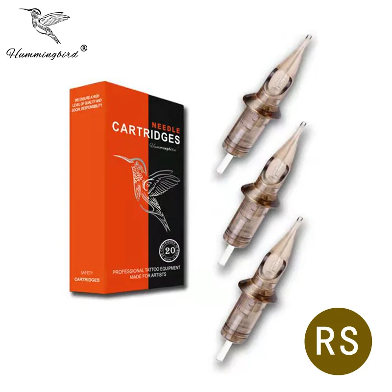 HUMMINGBIRD 1205RS татуировки иглы картриджи #12 (0 35 мм) 5RS для Round Shader машины и ручки 20