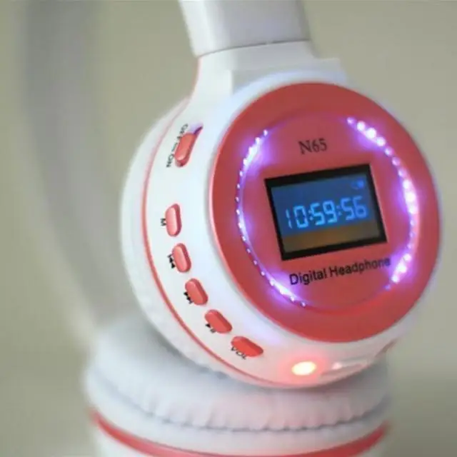 MMC/SD карта экран стерео бас движение FM гарнитура для DJ CD MP3