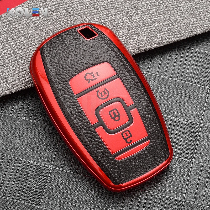 Cover chiave telecomando per Lincoln MKC MKZ MKX MKT 2019 2020 5 pulsanti - H67d7cc77cf584ff5a9c8fcc0f116cb5do