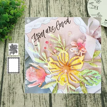 

Metal cutting dies flower and chain cut die mold decoration Scrapbook paper craft knife mould blade punch stencils die