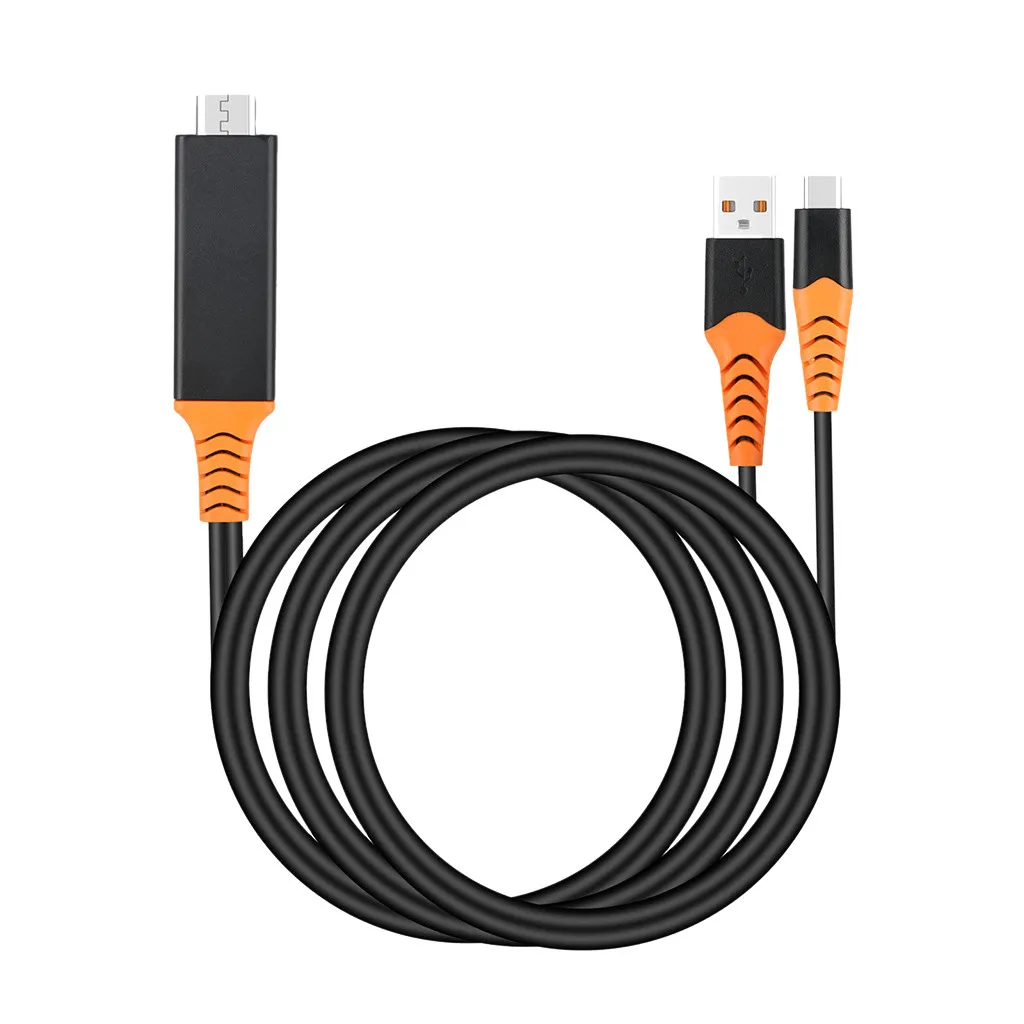 Универсальный 2 м/6,6 фута USB кабель адаптер Тип C к HDMI HDTV AV ТВ кабель адаптер для samsung Galaxy S10 Note 9 для Macbook PC
