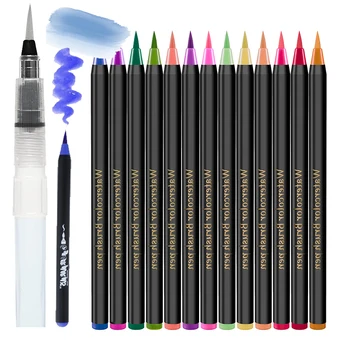 

72 color ink effect art marker set kids Painting Drawing Coloring watercolor brush pen
