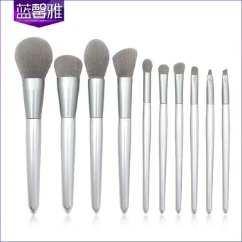 

10 Pcs Makeup Brushes set Tool Set Cosmetic Powder Eye Shadow Foundation Blush Blending Beauty Make Up Brush Maquiagem