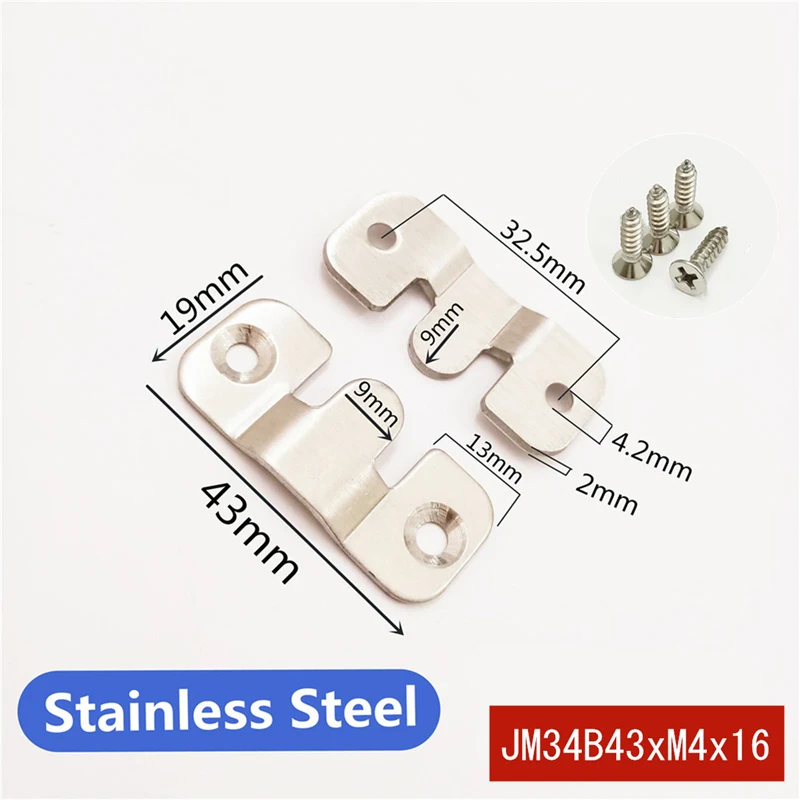 Stainless Steel Wall Hook Self Kitchen Home Bathroom Hanger 4pcs