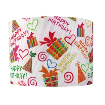 

David accessories 50yards/roll 3"(75mm) Christmas Printed Ribbon Grosgrain Tape DIY Bow Bag Material Home Decoration,50Yc8566