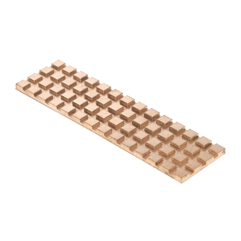 

Copper Heatsink Thermal Conductive Adhesive For M.2 NGFF 2280 PCI-E NVME SSD X6HB