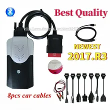 Mais novo 2017. r3 com keygen vd ds150e cdp com bluetooth para delphis vdijk autocoms pro carro/caminhão obd2 ferramenta de diagnóstico scanner