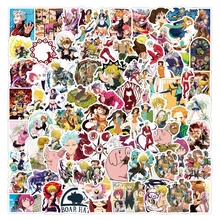 

100PCS Hot Anime Combination Stickers 2-3.2in PVC Waterproof Reusable Luggage Notebook Water Cup Mobile Phone Passable Stickers
