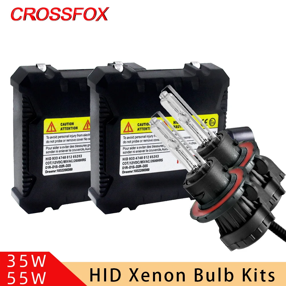 H1 100W Car Xenon Conversion KIT HID Headlight Lamp Slim Ballasts Bulbs 6000K