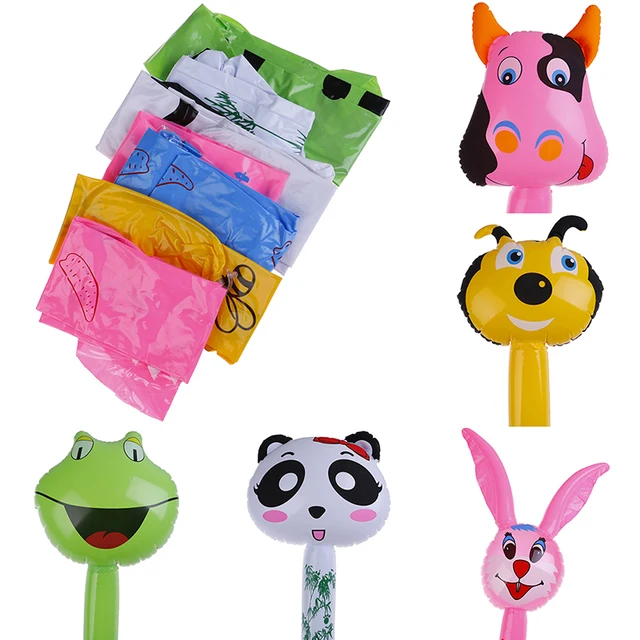 Long Cartoon Random Animal Balloon Inflatable Animal Inflatable Hammer No Wounding Stick Balloon Toys for Children Gift 4